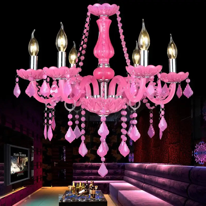 Colorful Crystal Chandelier Dining Table, Bedroom, Living Room Home Decor