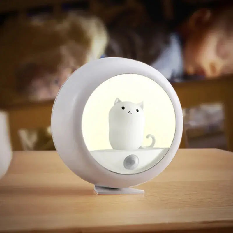 Auto Induction LED Cartoon Night Light for Baby Kids Rooms on Table