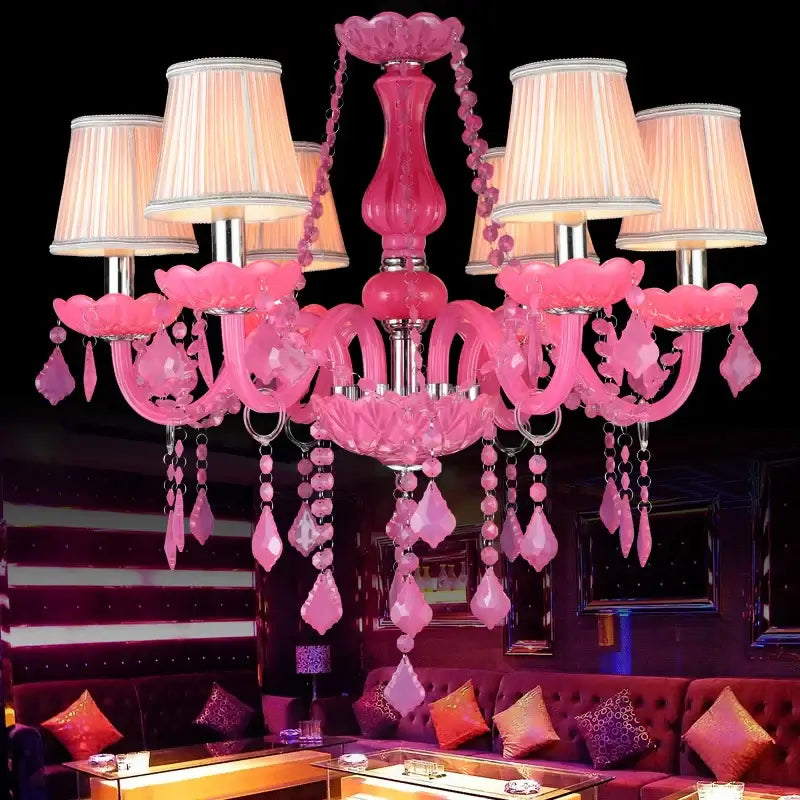 Colorful Crystal Chandelier Dining Table, Bedroom, Living Room Home Decor