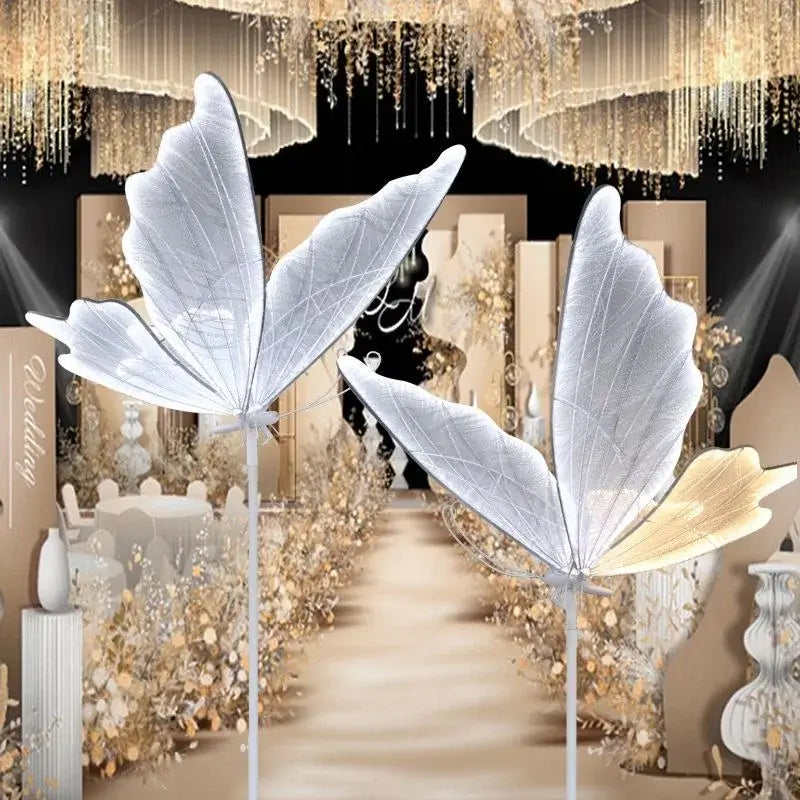 Butterfly Wedding Décor floor light with base