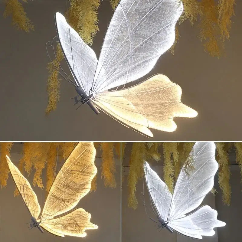 Butterfly Wedding Décor floor light with base