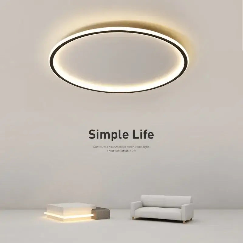 Circular Remote Control Lighting Chandelier